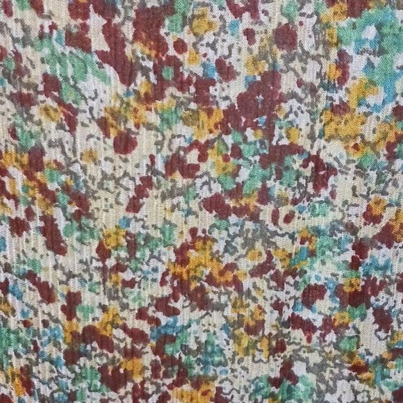 Zadig & Voltaire Reef print sheer chiffon silk dress M - Picture 7 of 16